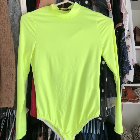 Missguided Tops - Neon Bodysuit